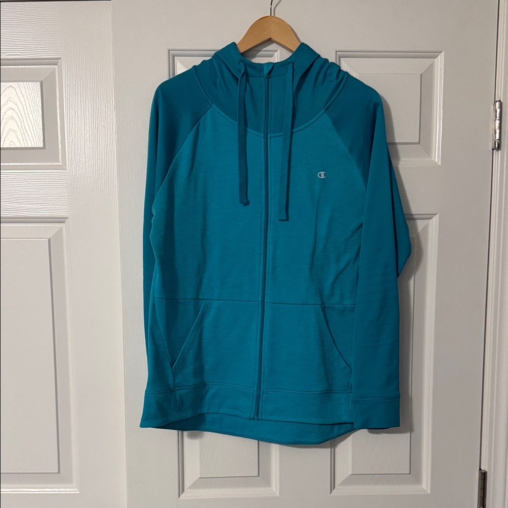 Champion Blue Full-Zip Hoodie